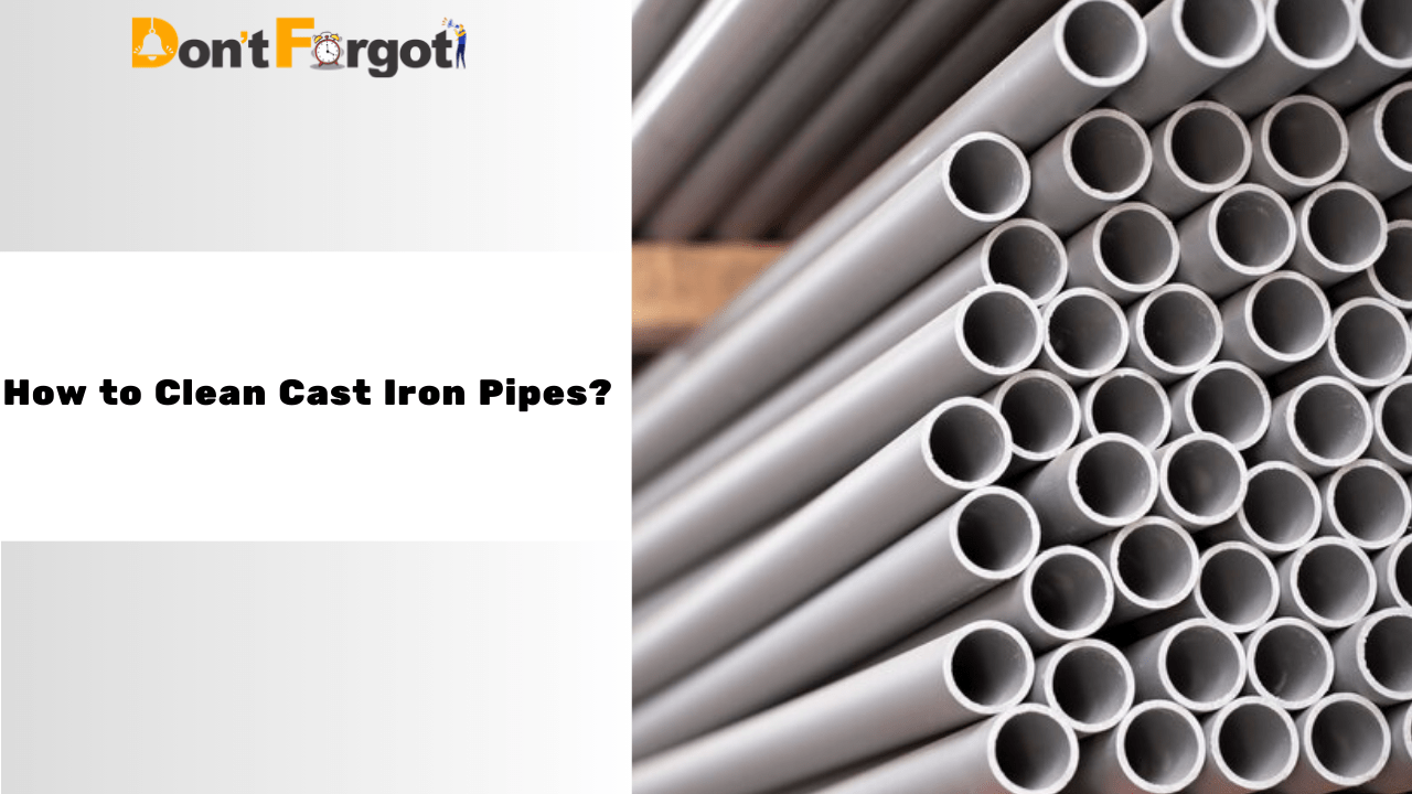 How to Clean Cast Iron Pipes